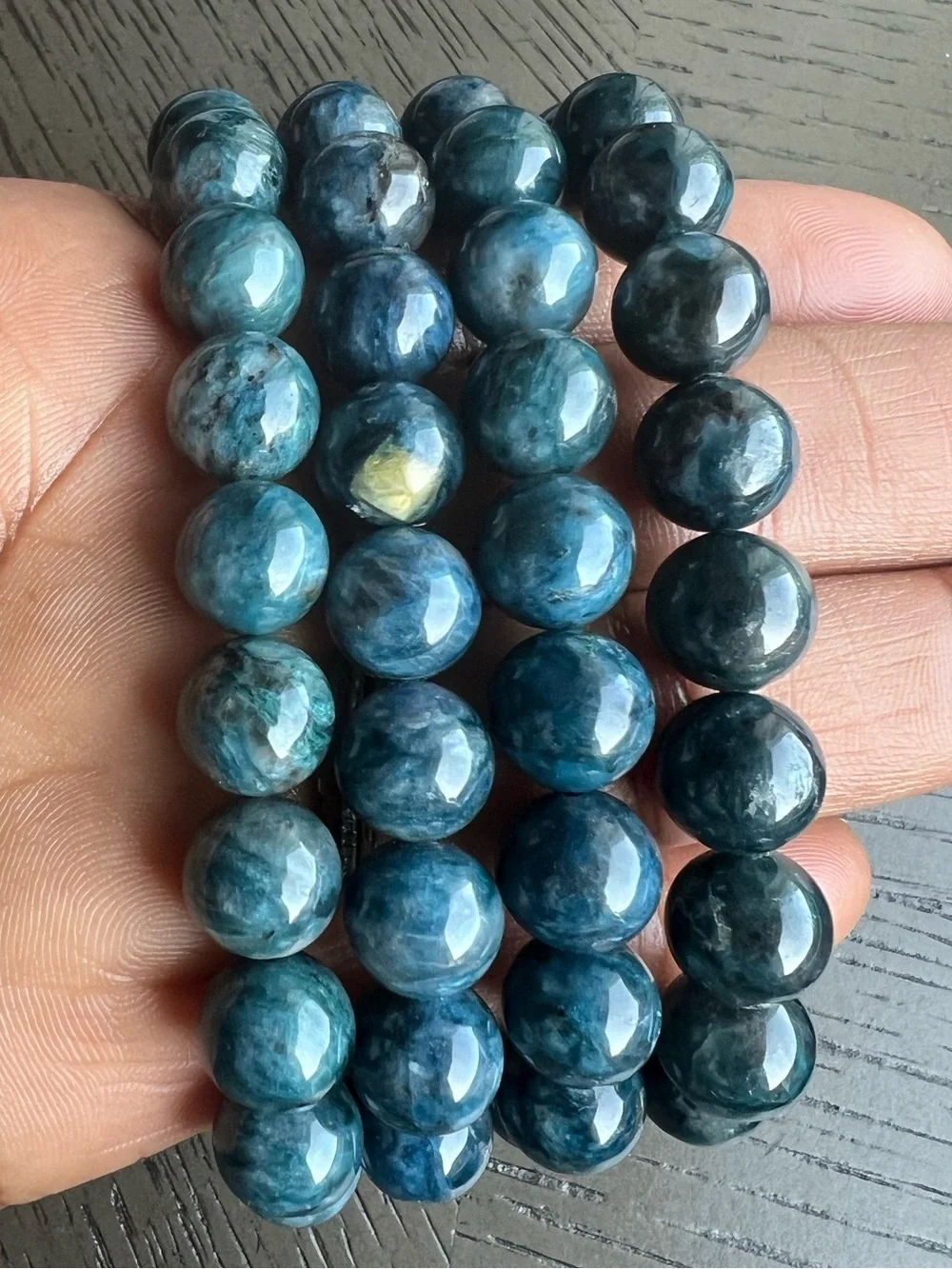 Blue sugilite bracelet 10mm SIZE 6.75’ ( ONE )
